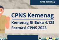 Panduan Pendaftaran Online CPNS dan PPPK KEMENAG RI 2023