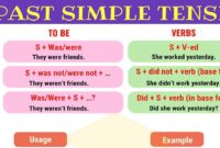 kalimat simple past tense