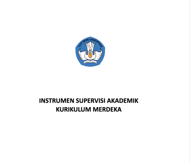 Format Instrumen Supervisi Guru Oleh Kepala Sekolah Kurikulum Merdeka