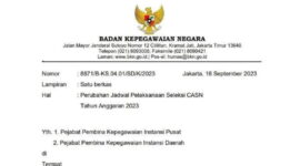 Jadwal Pendaftaran Seleksi CASN 2023 Diundur Ini Penjelasan dari BKN