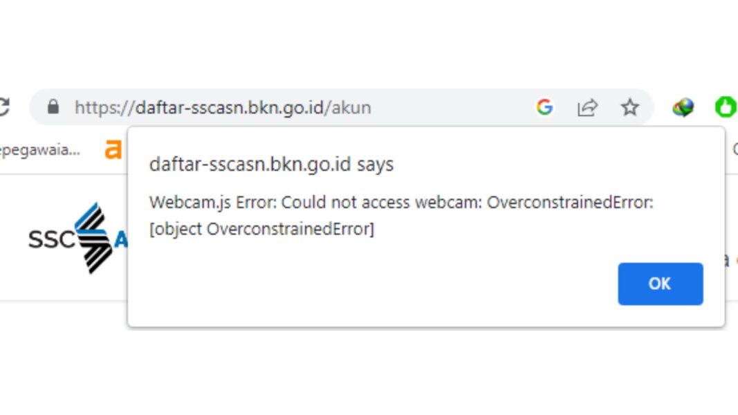 Ini Cara Mengatasi Webcam JS Error Di Laman SSCASN 2023 Ini cara mengatasi webcam js error di laman sscasn 2023