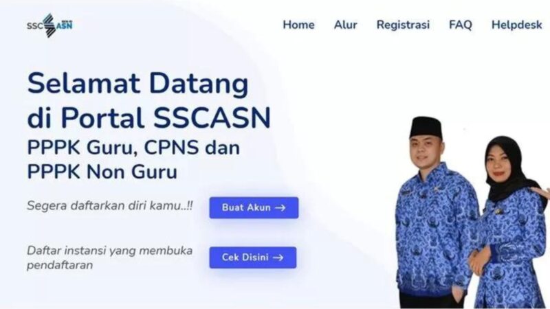 Link Resmi Pendaftaran CASN 2023 untuk Lulusan SMA D3 dan S1