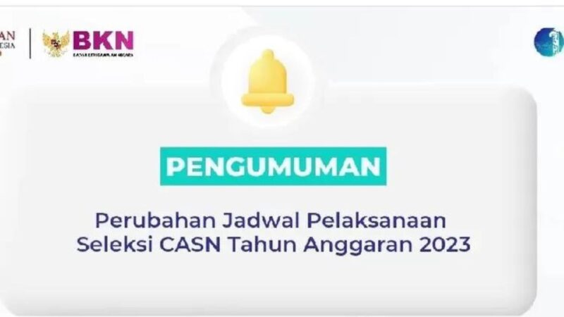 BKN Rilis Jadwal Terbaru untuk Proses Seleksi CPNS dan PPPK 2023