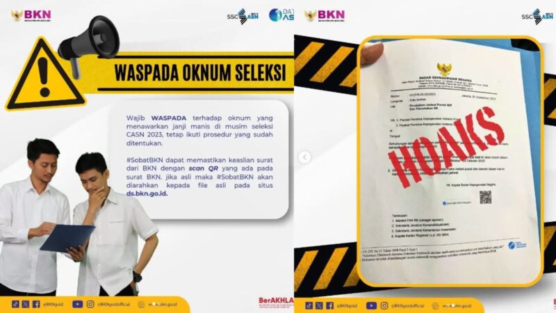 BKN Tegaskan Waspada Terhadap Oknum yang Janjikan Kelulusan