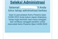 Begini Cara Mengubah Status TMS Jadi MS dalam Seleksi CASN 2023