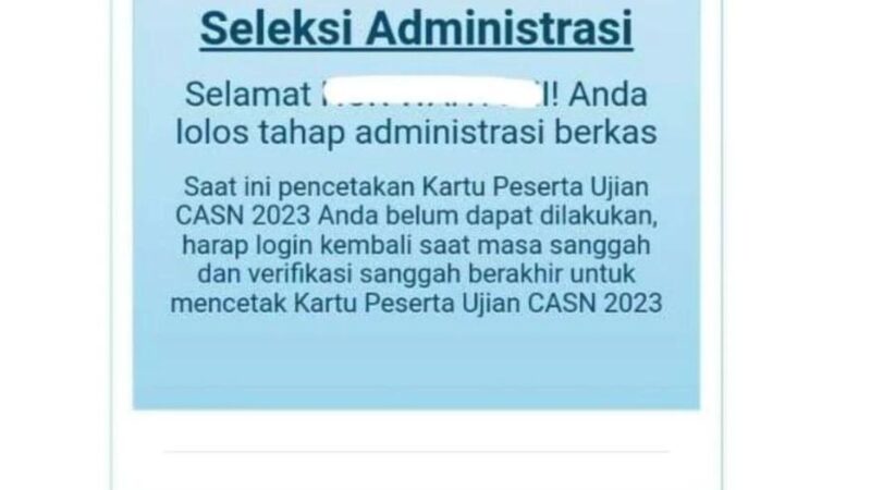 Begini Cara Mengubah Status TMS Jadi MS dalam Seleksi CASN 2023