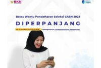 Kabar Gembira BKN Resmi Perpanjang Waktu Pendaftaran Seleksi CASN 2023