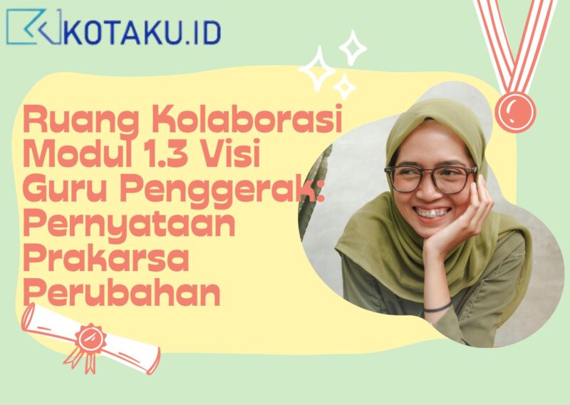Kartu Ucapan Terima Kasih Guru Organik Ilustrasi Hijau