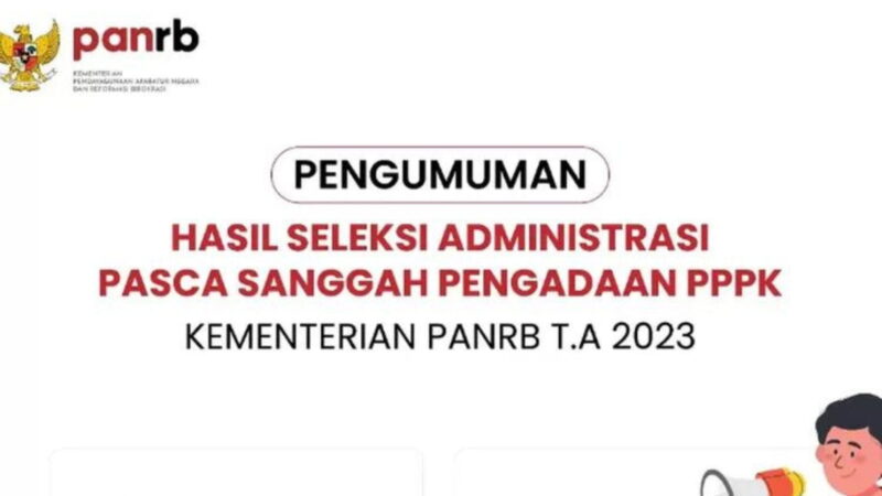 KemenPAN RB Rilis Hasil Sanggah PPPK 2023 Ini Link Resminya