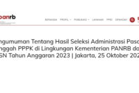 Nama Peserta yang Lolos Seleksi Administrasi Pasca Sanggah PPPK Teknis KASN 2023