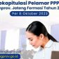 Rekap Pelamar PPPK Teknis dan PPPK Guru Pemprov Jawa Tengah Jumlahnya Bikin Melongo