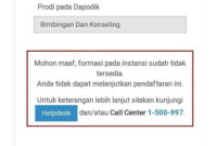 Solusi Mohon Maaf Instansi Tidak Membuka Formasi Jabatan yang Dapat Anda Pilih dalam Seleksi PPPK Guru 2023