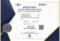 Fungsi Sertificat SKD CPNS dan Seleksi Kompetensi PPPK 2023