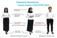 Ketentuan Pakaian untuk Tes SKD dan Seleksi Kompetensi CASN 2023