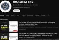 Link Live Streaming YouTube Hasil Ujian SKD CPNS 2023