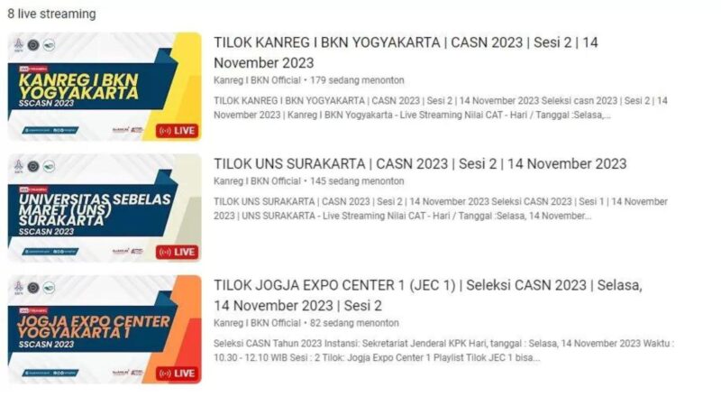 Link Live Streaming Youtube Seleksi Kompetensi PPPK Guru 2023