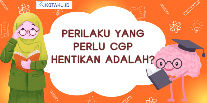 Oranye Ilustrasi Imut Meriah Selamat Hari Guru Nasional Banner