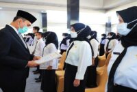 Pelantikan PPPK dan CPNS MUBA