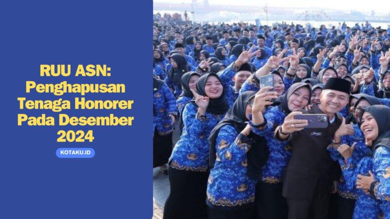 RUU ASN Penghapusan Tenaga Honorer Pada Desember 2024
