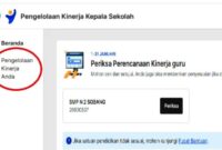 Tahapan Menyusun Rencana Hasil Kerja RHK Guru di Pengelolaan Kinerja PMM 2024