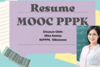 Lengkap Ini Resume Agenda 1 MOOC PPPK 2024 Beserta Contoh Isiannya 1