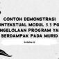 Contoh Demonstrasi Kontekstual Modul 3.3 PGP Pengelolaan Program yang Berdampak Pada Murid 1