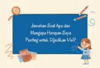 Jawaban Soal Apa dan Mengapa Harapan Saya Penting untuk Dijadikan Visi