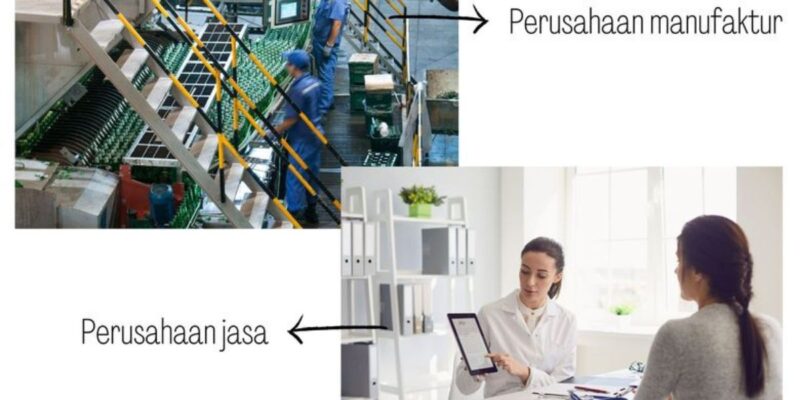 Perbedaan Kegiatan Operasional Perusahaan Manufaktur dan Perusahaan Jasa