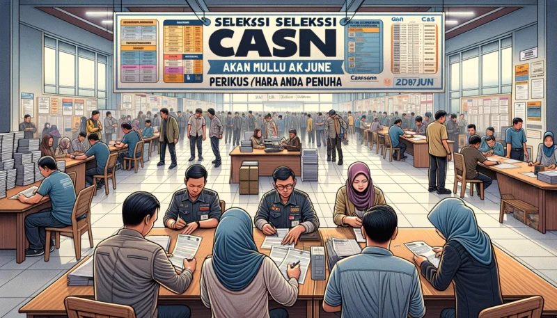 Seleksi CASN Akan mulai di Buka Juni